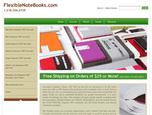 Tablet Screenshot of flexiblenotebooks.com